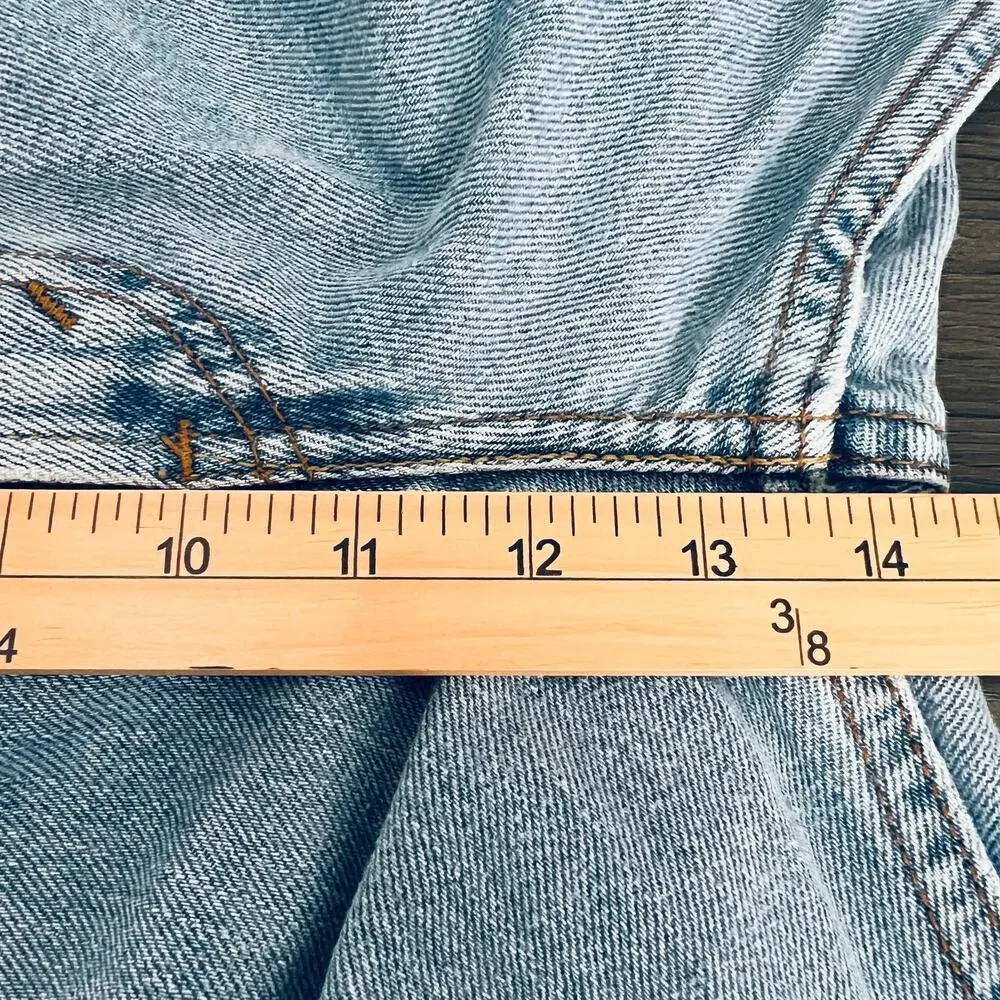 Levi's 550 Jeans Men's 42X36 Blue Relaxed Fit Straight Leg Work Pants Denim